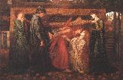 Dante Gabriel Rossetti Dante's Dream at the Time of the Death of Beatrice Spain oil painting reproduction
